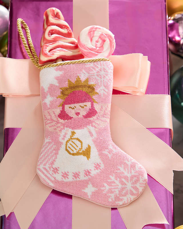 "Angels on High" Mini Bauble Stocking